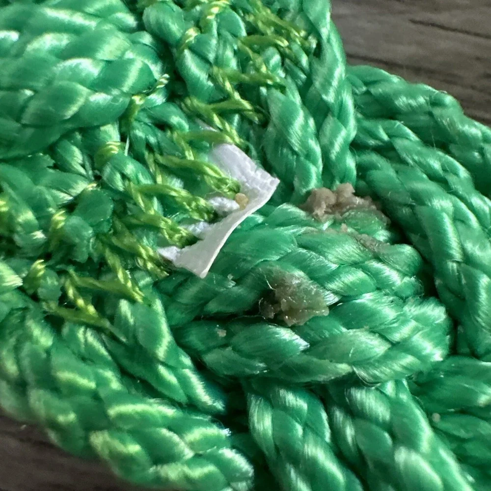 Unbranded Braided Rope Dog CollarNautical Woven BuckleLG 1